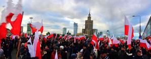 [VIDEO] PATRIOT24 EXCLUSIVE: Hymn Narodowy i początek Marszu Niepodległości - 11.11.2017