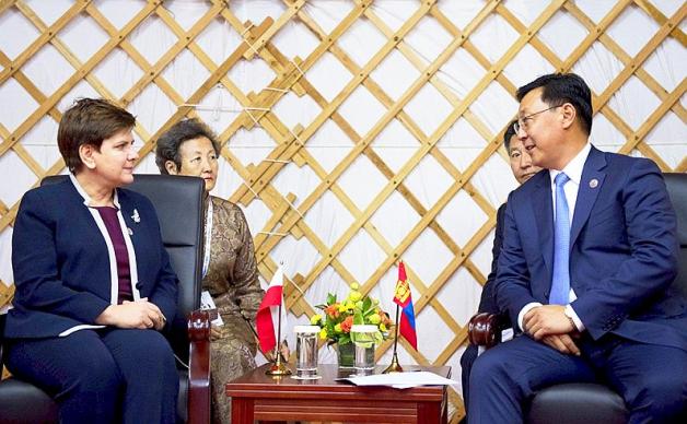 Ułan Bator: premierzy Szydło i Erdenebat o polsko-mongolskiej współpracy